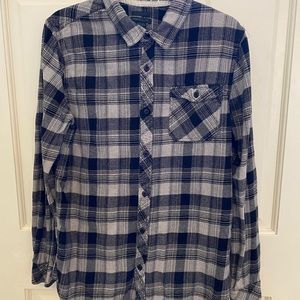 O’Neill button-down shirt large gray/black